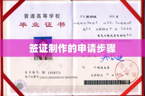 怀远签证制作的申请步骤