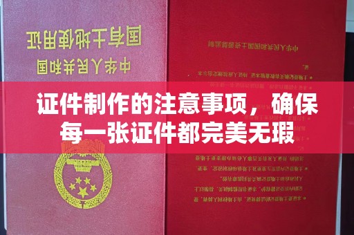 怀远证件制作的注意事项，确保每一张证件都完美无瑕