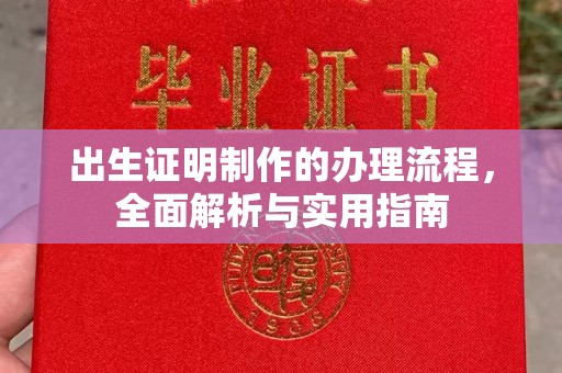 怀远出生证明制作的办理流程，全面解析与实用指南