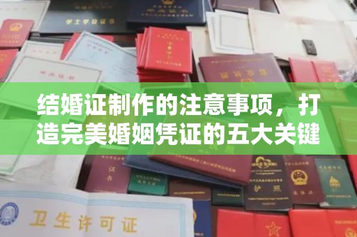 怀远结婚证制作的注意事项，打造完美婚姻凭证的五大关键点