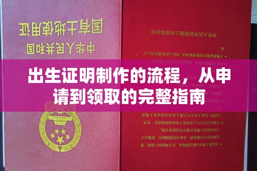怀远出生证明制作的流程，从申请到领取的完整指南