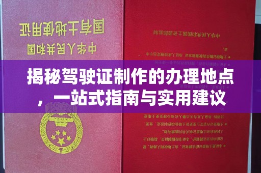 怀远揭秘驾驶证制作的办理地点，一站式指南与实用建议