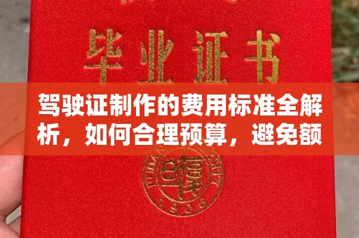 怀远驾驶证制作的费用标准全解析，如何合理预算，避免额外支出