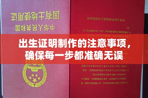 怀远出生证明制作的注意事项，确保每一步都准确无误